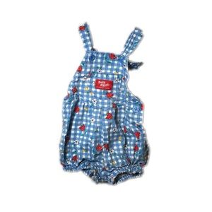 OshKosh B’gosh floral gingham baby overalls